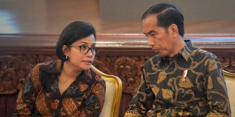 Presiden Joko Widodo dan Menteri Keuangan Sri Mulyani Indrawati/Net