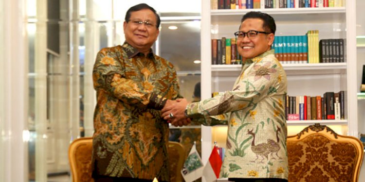 Ketua Umum Partai Gerindra, Prabowo Subianto dan Ketua Umum Partai Kebangkitan Bangsa (PKB), Muhaimin Iskandar/Net