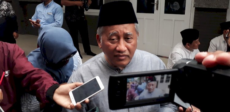 Prof Muhammad Nuh usai menghadiri pemakaman Nyai Lily Khodijah Wahid  di Pesantren Tebuireng/RMOLJatim