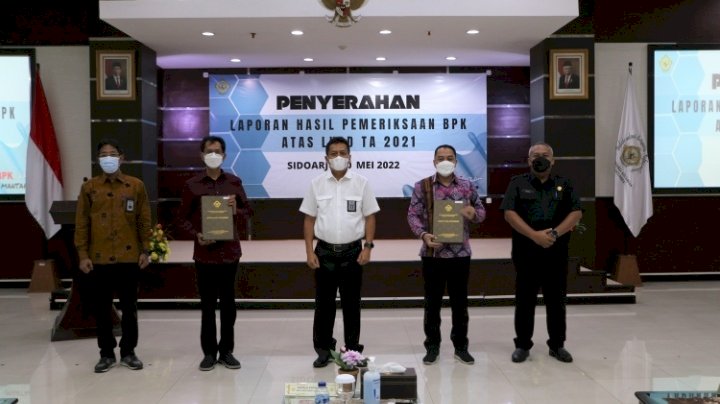 Pemkot Surabaya berhasil mempertahankan opini WTP atas LKPD Tahun Anggaran 2021/ist