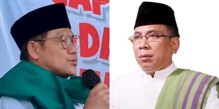 Ketua Umum PKB Abdul Muhaimin Iskandar dan Ketua Umum PBNU Yahya Cholil Staquf/RMOL