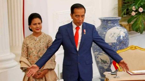 Jokowi dan Iriana/Net