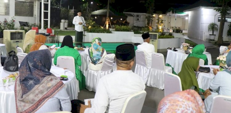 Ketua PC GPK PPP Jombang, H Mujtahidur Ridho, sambutan acara Halal Bihalal/RMOLJatim