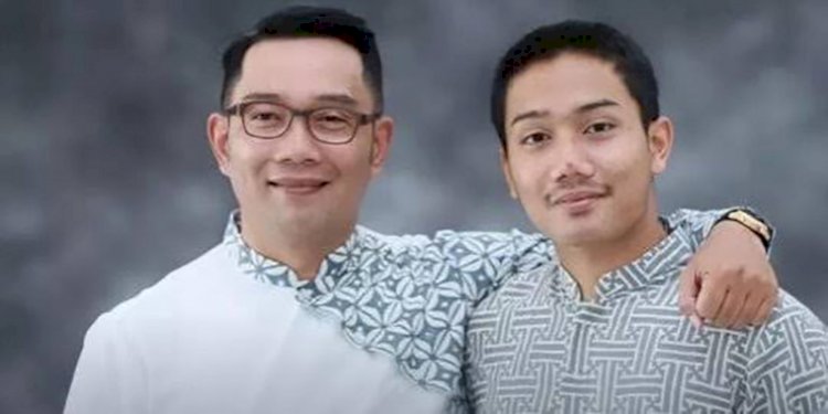 Ridwan Kamil dan Putra Sulung Emmeril Khan Mumtadz/Net