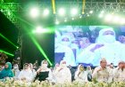 Hadiri Kickoff MTQ Jatim XXX, Gubernur Khofifah Bersama Habib Syech dan Masyarakat Pasuruan Raya Gemakan Sholawat