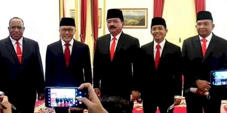 Anggota kabinet baru hasil reshuffle terakhir/Net