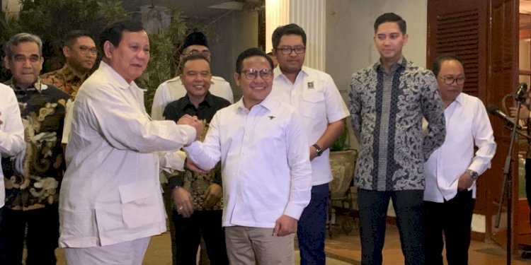 Pertemuan Ketua Umum Partai Gerindra Prabowo Subianto dan Ketua Umum PKB Muhaimin Iskandar/Net