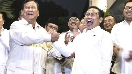 Ketua Umum Partai Gerindra Prabowo Subianto dan Ketua Umum PKB Muhaimin Iskandar/Net