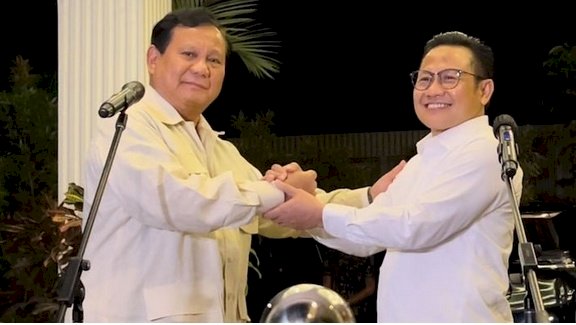 Ketua Umum Partai Gerindra Prabowo Subianto saat bertemu Ketua Umum DPP PKB, Abdul Muhaimin Iskandar/Ist