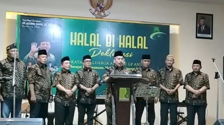 Deklarasi IKA GP Ansor di Kabupaten Malang pada Rabu (1/6)/Repro