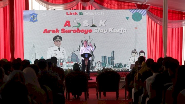 Wali Kota Eri launching aplikasi berbasis website Link and Match ASSIK/RMOLJatim