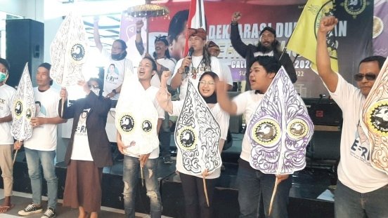 Ratusan seniman dan budayawan mendeklarasikan dukukan ke Erick Thohir sebagai Calon Presiden RI 2024.