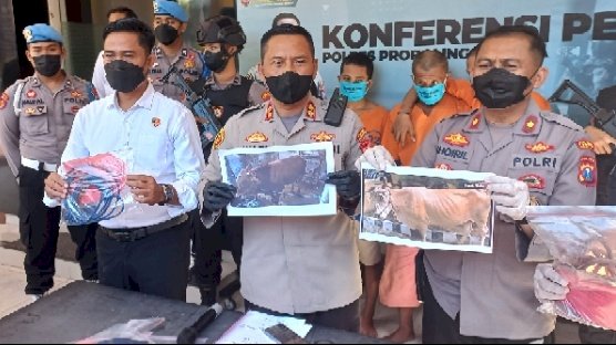 Kapolres Probolinggo Kota beserta jajaran