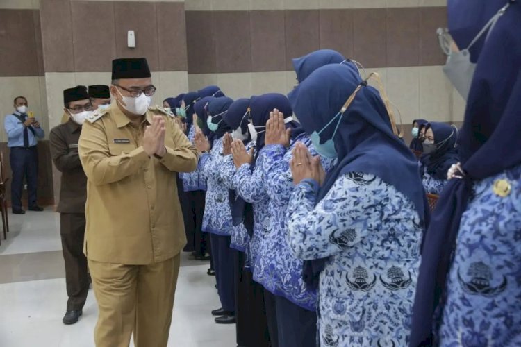 Suasana pelantikan PNS di Lingkungan Pemkab Probolinggo/RMOLJatim