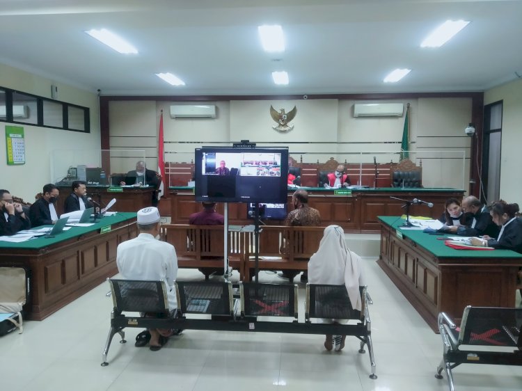 Suasana sidang kasus suap pembubaran PT SGP di Pengadilan Tipikor Surabaya/RMOLJatim