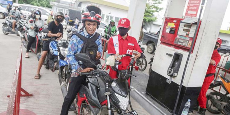 Ilustrasi Stasiun Pengisian Bahan Bakar Umum (SPBU) milik Pertamina/Net