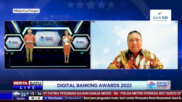 bank bjb Raih 2 Penghargaan Sekaligus di Digital Banking Awards 2022./Ist.