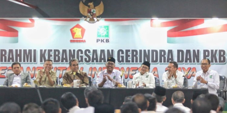 Pertemuan elite Partai Gerindra dan PKB di Jakarta, Kamis malam (30/6)/Ist