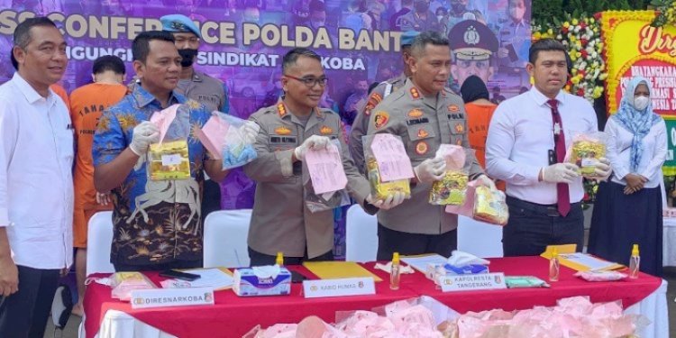 Satresnarkoba Polresta Tangerang Bongkar Pengedar Narkoba Jaringan Internasional/Ist