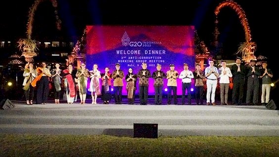 Gala dinner KPK bersama delegasi ACWG G20 di Nusa Dua, Bali/Ist