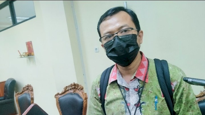 Jaksa KPK Wawan Yunarwanto saat di Pengadilan Tipikor Surabaya/RMOLJatim 