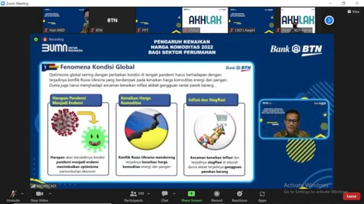 BTN Prediksi Sektor Perumahan Terdongkrak dengan Harga Komoditas yang lagi Booming./Ist.