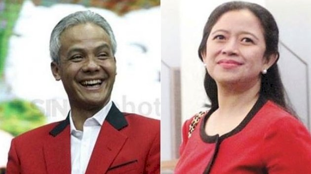 Ganjar Pranowo dan Puan Maharani/ net