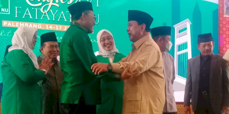  Ketua Umum Partai Gerindra, Prabowo Subianto hadiri Kongres XVI Fatayat NU di Palembang/Net