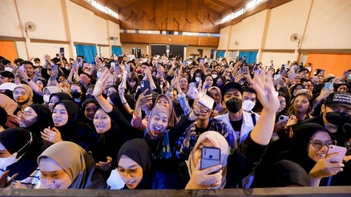 Anak muda di festival Ganjar 