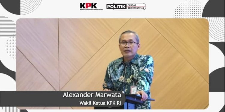  Wakil Ketua KPK, Alexander Marwata saat memberikan bekal antikorupsi di hadapan Sekretaris Jenderal (Sekjen) DPP Partai Keadilan Sejahtera (PKS), Aboe Bakar Alhabsyi dan puluhan pengurus PKS/Net