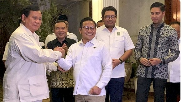 Prabowo dan Muhaimin Iskandar/ net