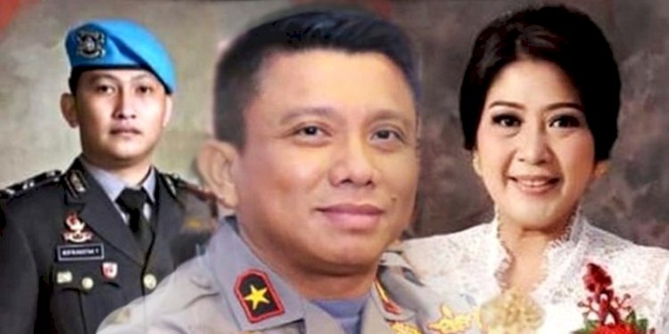 Kompilasi foto Brigpol Yosua Hutabarat, Irjen Ferdy Sambo dan istrinya Putri Candrawathi/Disway