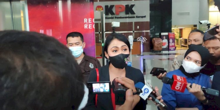 Brigita Purnawati Manohara usai jalani pemeriksaan KPK pada pekan lalu/RMOL