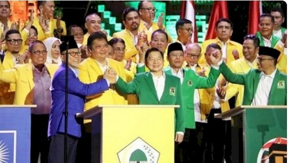 Tiga Ketua Umum Partai Politik dalam Koalisi Indonesia Bersatu (KIB)/Net