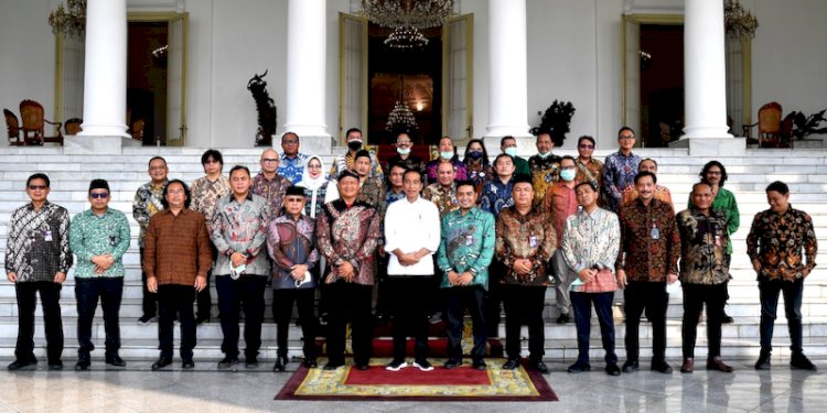 Presiden Jokowi saat bertemu Presiden Joko Widodo di Istana Bogor/Net