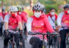 Ribuan Peserta Meriahkan Gowes Kemerdekaan se-Madiun Raya, Gubernur Khofifah: Wujud Sinergitas Nasionalisme