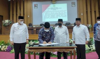 DPRD dan Bupati Malang Tandatangani Nota Kesepakatan Rancangan KUA-PPAS TA 2023 dan Perubahan KUA-PPAS TA 2022