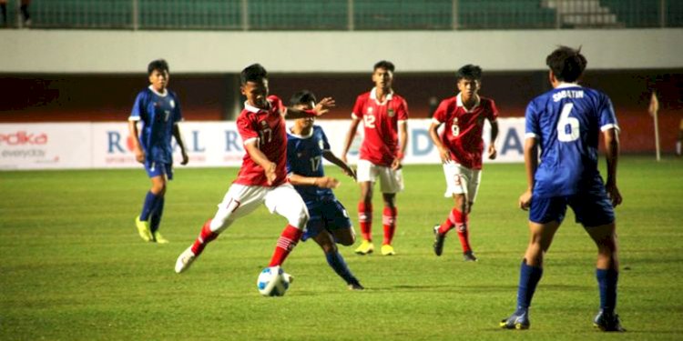 Tim U-16 Indonesia hanya mampu menang 2-0 atas Filipina dalam laga pertama Grup A Piala AFF U-16 2022/Net