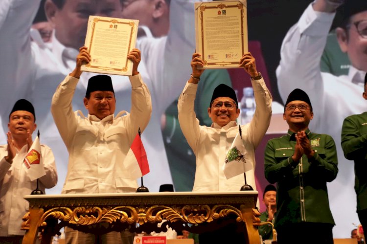 Ketua Umum Gerindra Prabowo Subianto dan Ketua Umum PKB Muhaimin Iskandar/Ist