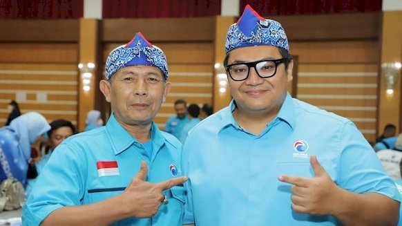 Ketua Bidang Pemenangan (Bapilu) Partai Gelora Indonesia Rico Marbun (kanan)/Ist