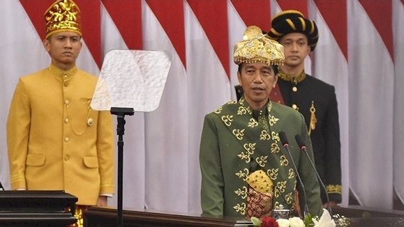 Presiden Joko Widodo saat menghadiri Sidang Tahunan 2022/Setpres