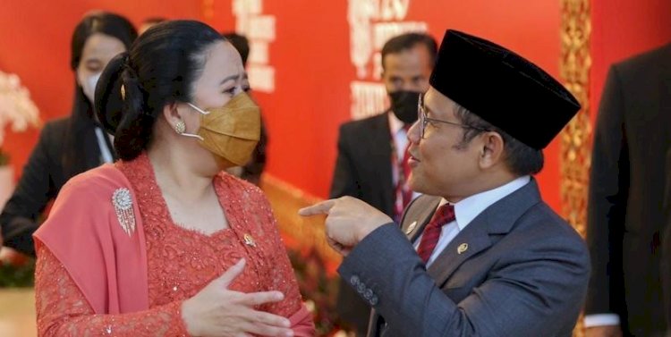 Ketua Umum DPP PKB Abdul Muhaimin Iskandar (kanan) dan Ketua DPP PDIP Puan Maharani/Ist