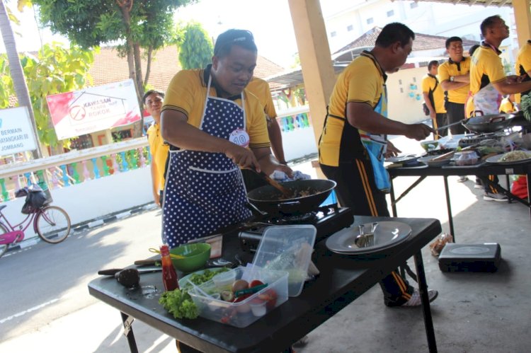 Kapolres ikuti lomba masak di polres jombang