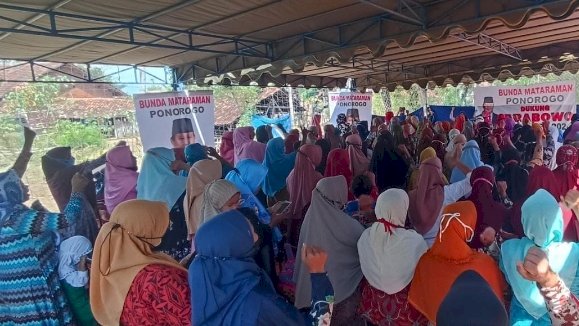 Emak-smak di Ponorogo dukung Prabowo jadi presiden 