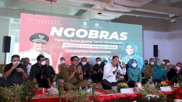 Wali Kota Eri bersama Ketua TP PKK Rini Indriyani Ngobras bersama para KSH/RMOLJatim