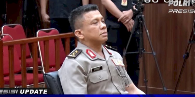 Ferdy Sambo saat menjalani sidang etik profesi/Repro