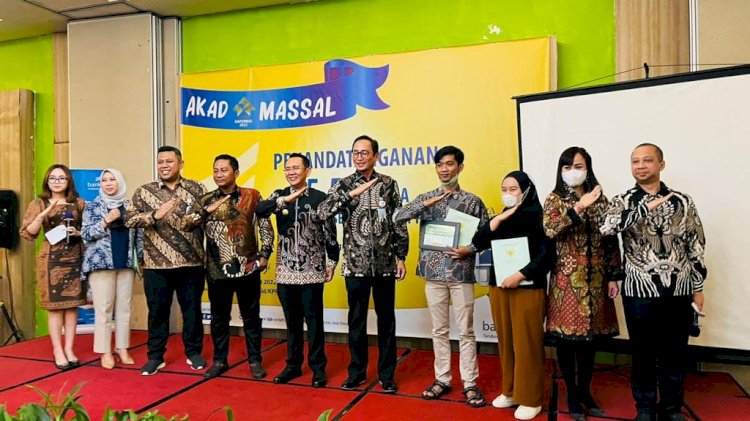 bank bjb menggelar akad kredit secara massal di hampir seluruh Kantor Cabang bank bjb./Ist.