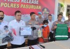 Polres Pasuruan Tangkap Pelaku Percobaan Pembunuhan Wartawan, yang Mencampur Minuman dengan Racun Tikus