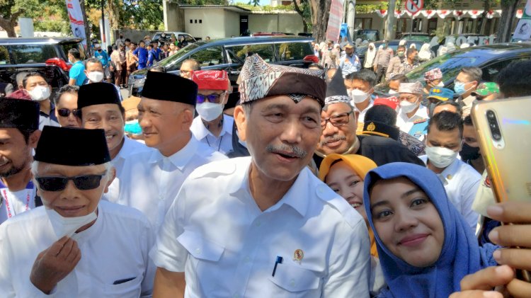 Menko Marves Luhut Binsar Pandjaitan kunker ke Banyuwangi/RMOLJatim