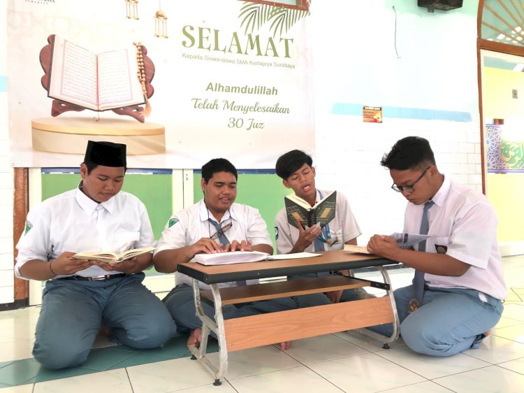 Siswa SMA ABK di Surabaya Ullomba Hafalan dan Baca Al - Quran/ist